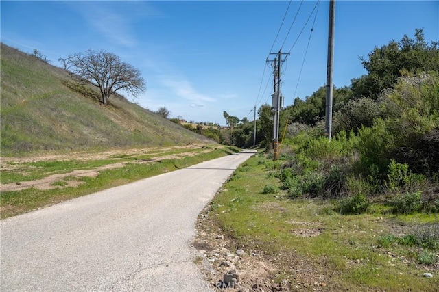 view of road