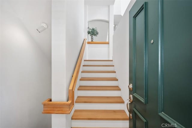 view of staircase