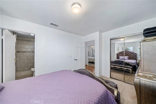 1116 Herbert Ave, Los Angeles, CA 90063 - bedroom featuring carpet flooring, a closet, and ensuite bathroom