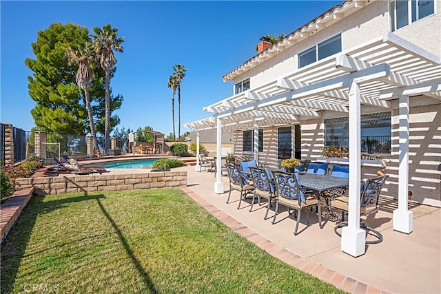 2332 Mccrea Rd, Thousand Oaks, CA 91362 - view of yard with a pergola and a patio area