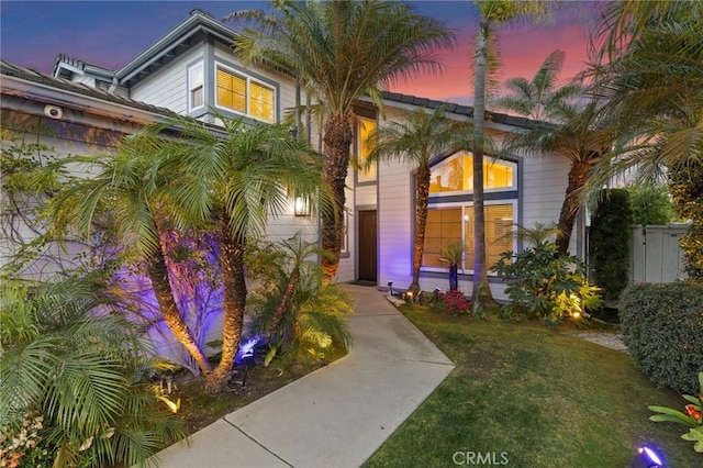 17 Ridgerock, Laguna Niguel, CA 92677 - view of front of home with a lawn