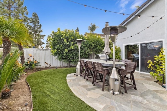 17 Ridgerock, Laguna Niguel, CA 92677 - view of patio featuring outdoor dining space and area for grilling