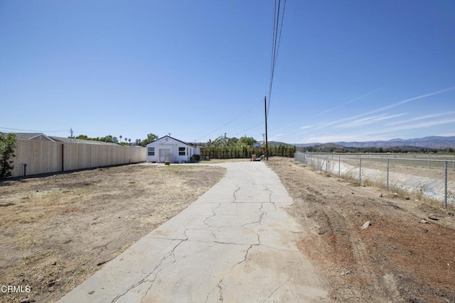 view of road