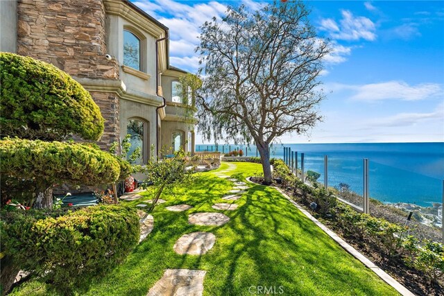 31821 Monarch Crst, Laguna Niguel, CA 92677 - view of green lawn with a water view
