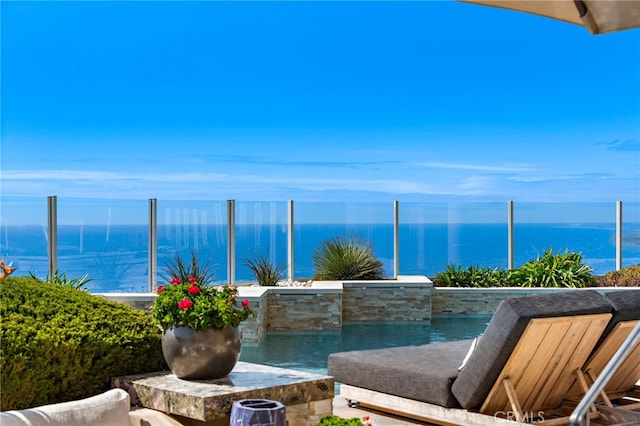31821 Monarch Crst, Laguna Niguel, CA 92677 - view of patio / terrace with a water view