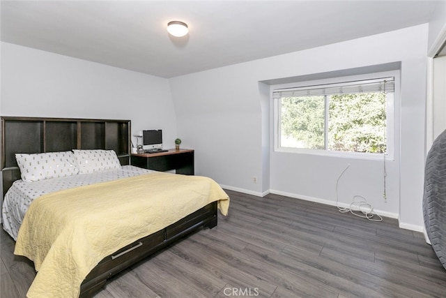 449 Fern Dell Pl, Glendora, CA 91741 - bedroom with baseboards and dark wood-type flooring