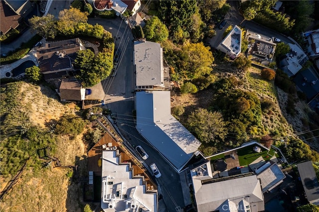 8017 Floral Ave, Los Angeles, CA 90046 - drone / aerial view with a residential view