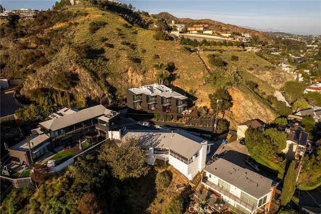 8017 Floral Ave, Los Angeles, CA 90046 - birds eye view of property featuring a mountain view