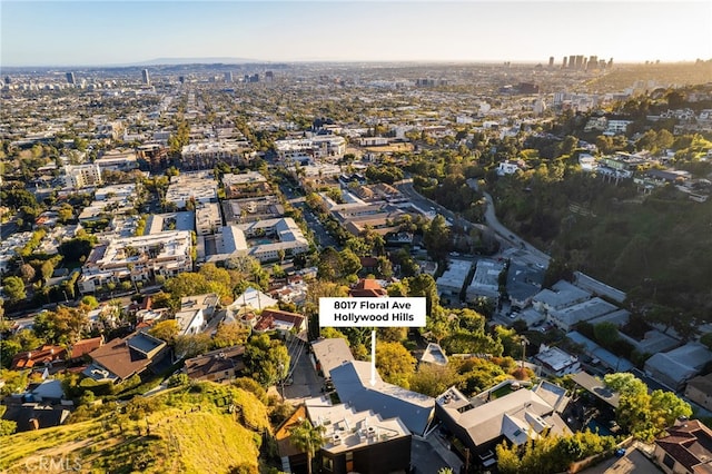 8017 Floral Ave, Los Angeles, CA 90046 - drone / aerial view