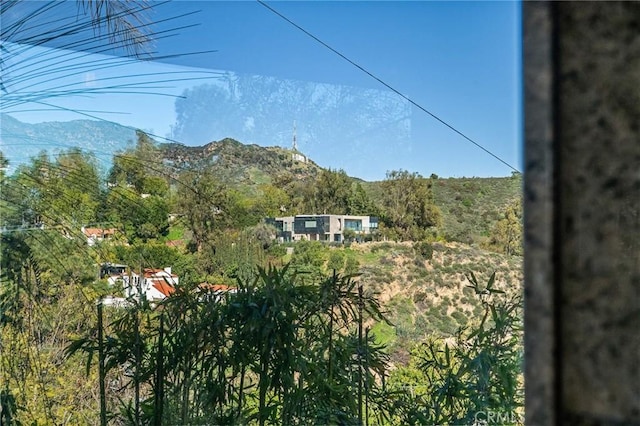 view of mountain feature