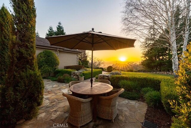1065 Burnt Rock Way, Templeton, CA 93465 - view of patio featuring outdoor dining space