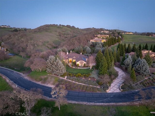 1065 Burnt Rock Way, Templeton, CA 93465 - birds eye view of property featuring a mountain view