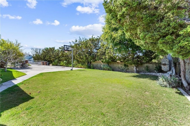 view of yard
