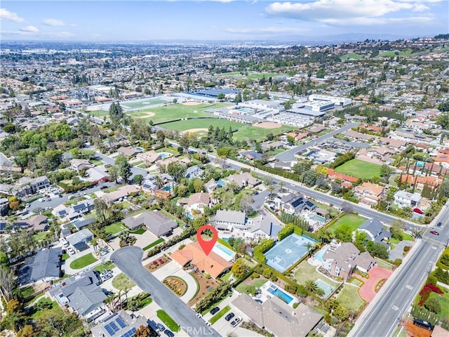 view of property location with nearby suburban area