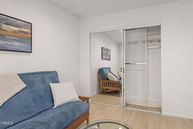 5125 W Wooley Rd Unit 5, Oxnard, CA 93035 - sitting room featuring wood finished floors and baseboards