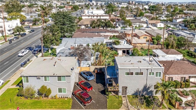 drone / aerial view featuring a residential view