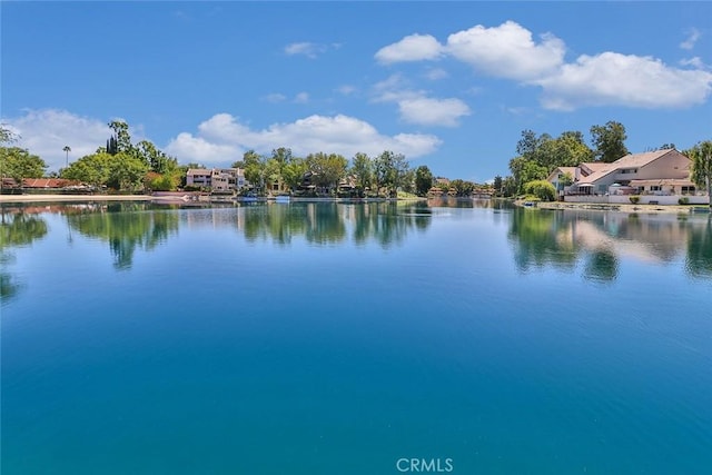 property view of water