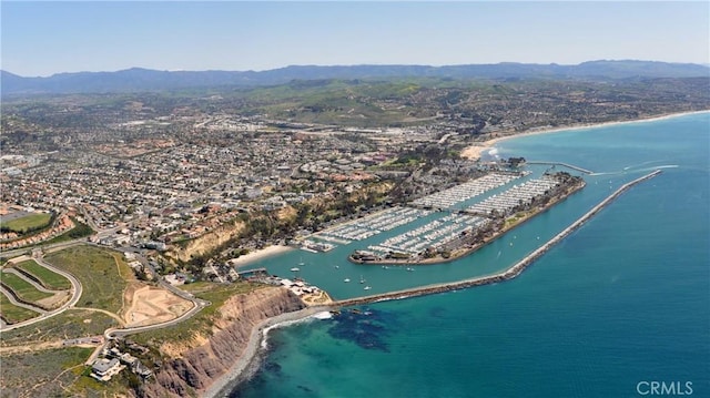 33972 Cape Cv, Dana Point, CA 92629 - drone / aerial view with a water and mountain view
