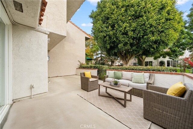 view of patio / terrace with outdoor lounge area