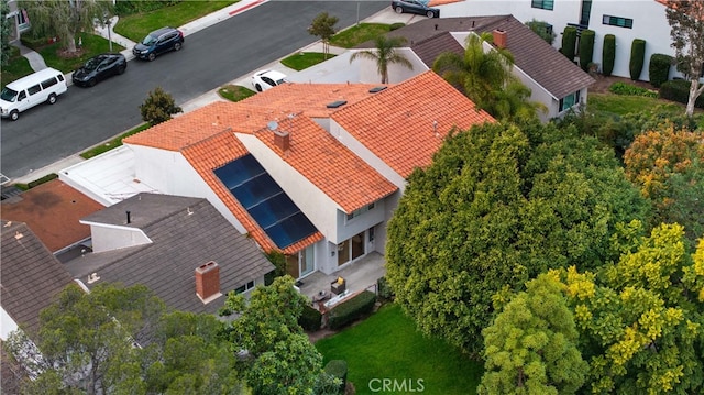aerial view