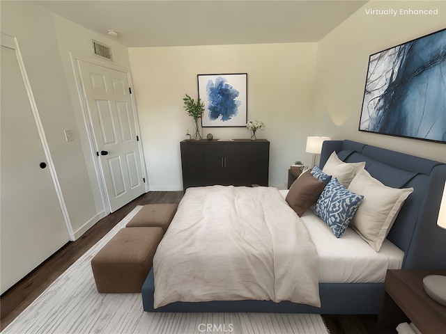 2440 Amelgado Dr, Hacienda Heights, CA 91745 - bedroom featuring wood finished floors, visible vents, and baseboards