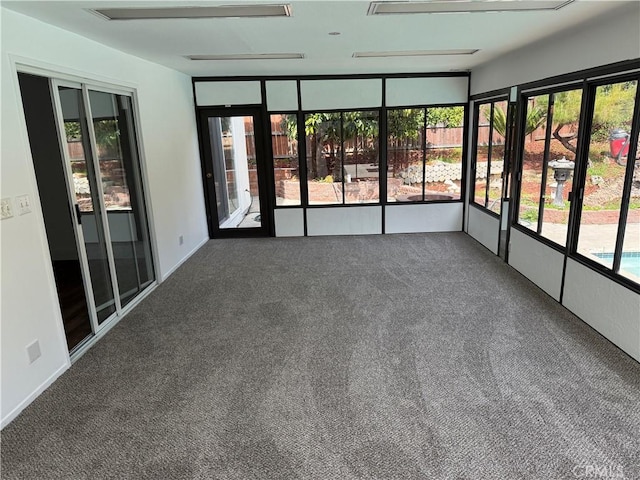 2440 Amelgado Dr, Hacienda Heights, CA 91745 - unfurnished sunroom with carpet floors and plenty of natural light