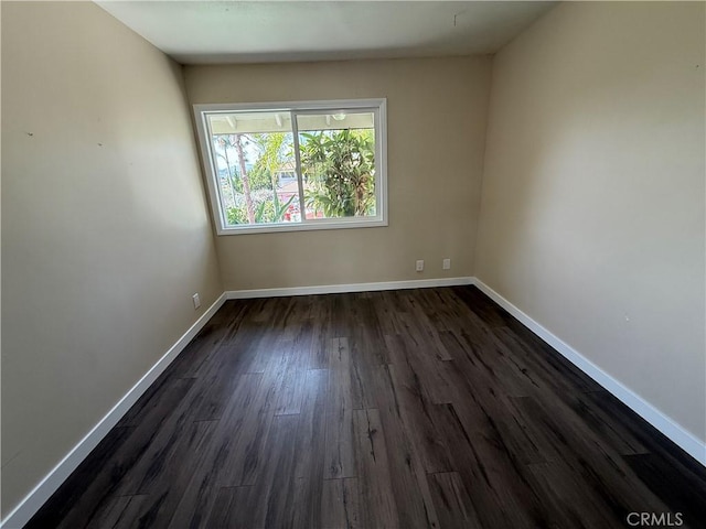 2440 Amelgado Dr, Hacienda Heights, CA 91745 - empty room with dark wood-style floors and baseboards