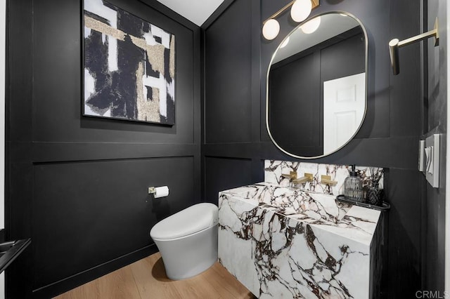 1452 Canoe Creek Way, Chula Vista, CA 91915 - half bathroom featuring wood finished floors and toilet