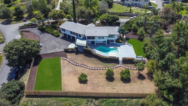 drone / aerial view