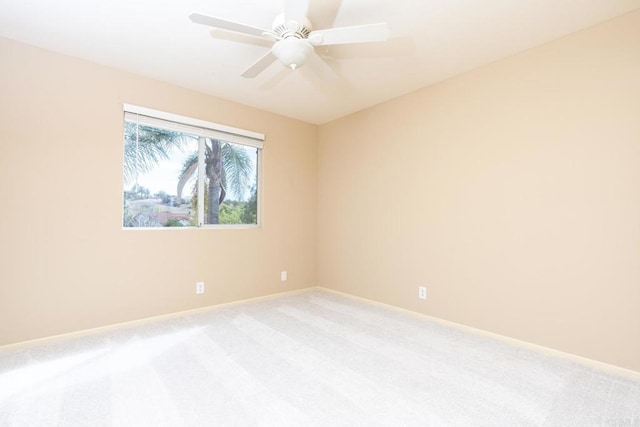 15881 Broad Oaks Rd, El Cajon, CA 92021 - unfurnished room featuring light colored carpet, baseboards, and ceiling fan