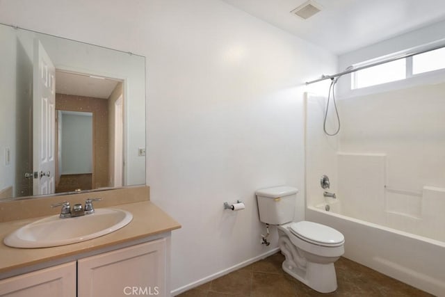 15793 Willow Dr, Fontana, CA 92337 - bathroom with vanity,  shower combination, and tile patterned floors
