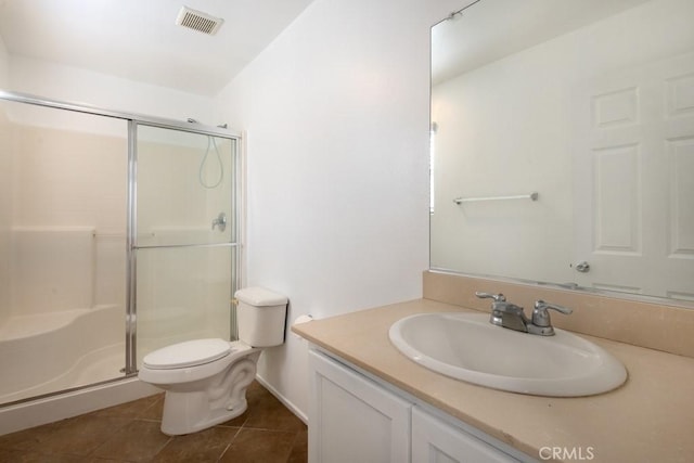 15793 Willow Dr, Fontana, CA 92337 - full bath featuring vanity, a stall shower, and tile patterned flooring