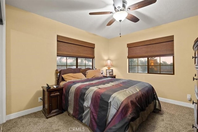 25050 Massachussetts Ave, Corning, CA 96021 - carpeted bedroom with baseboards and ceiling fan