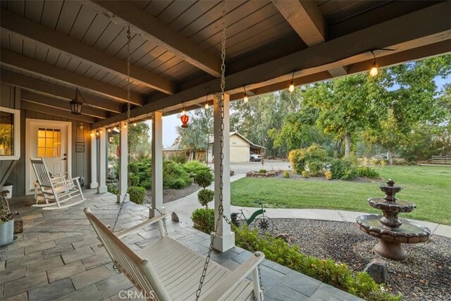 view of patio