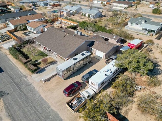 birds eye view of property featuring a residential view