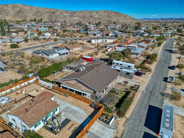 6116 Panorama St, Joshua Tree, CA 92252 - aerial view of residential area featuring mountains