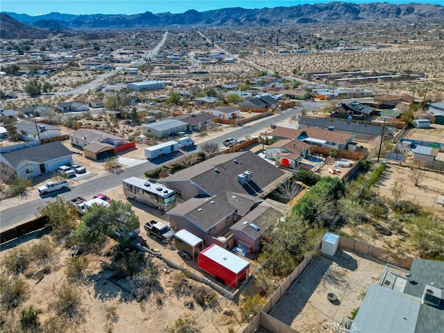 6116 Panorama St, Joshua Tree, CA 92252 - aerial perspective of suburban area with mountains