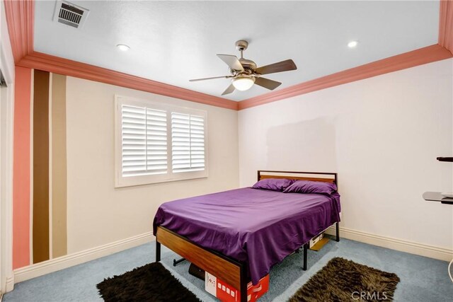 8345 Sunshine Ln, Riverside, CA 92508 - bedroom with crown molding, carpet, and baseboards