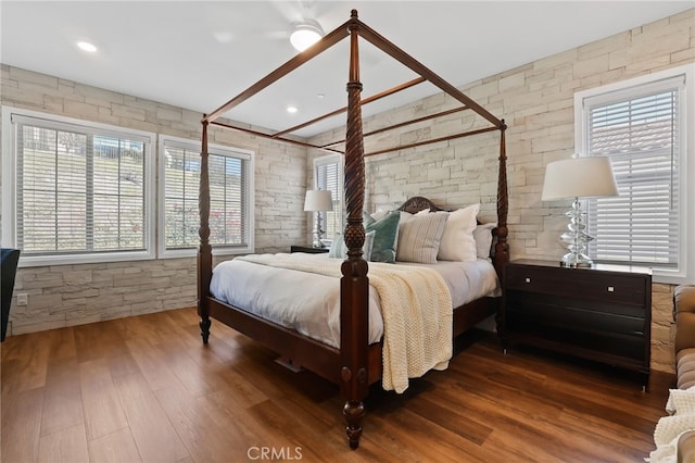 1711 Sonora Creek Ln, Lake Forest, CA 92610 - bedroom featuring a ceiling fan and wood finished floors