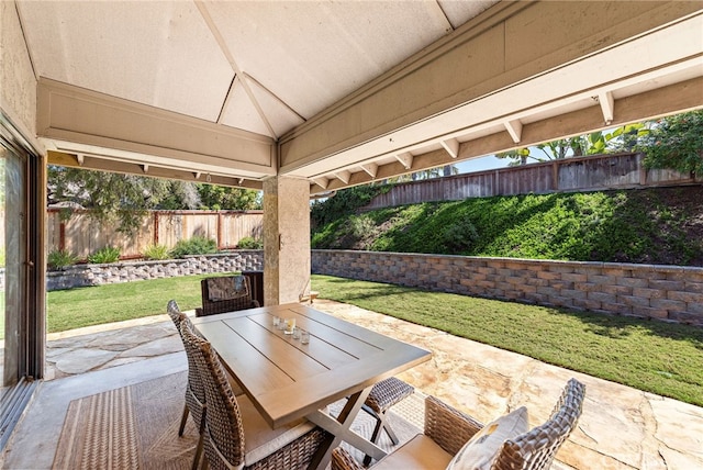 5649 Roane Dr, Oceanside, CA 92057 - view of patio featuring outdoor dining area