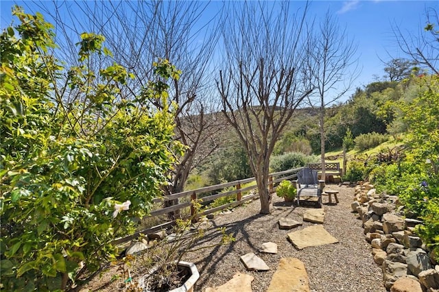 28061 Modjeska Grade, Modjeska Canyon, CA 92676 - view of yard with a mountain view