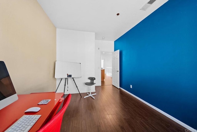 13325 Via Constanza Unit 2, San Diego, CA 92129 - unfurnished office with wood finished floors and baseboards