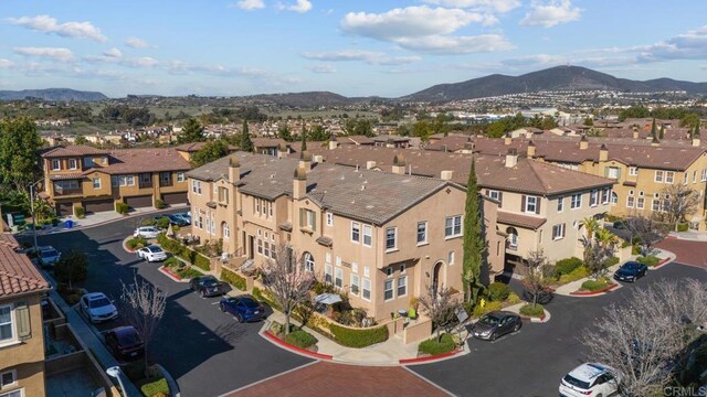 13325 Via Constanza Unit 2, San Diego, CA 92129 - aerial view of residential area with a mountain backdrop