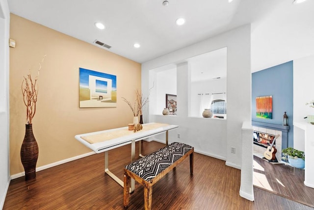 13325 Via Constanza Unit 2, San Diego, CA 92129 - office with wood finished floors and recessed lighting