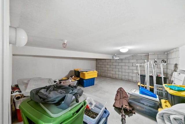 13325 Via Constanza Unit 2, San Diego, CA 92129 - finished basement with concrete block wall