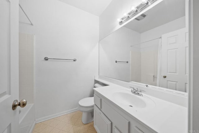 13325 Via Constanza Unit 2, San Diego, CA 92129 - bathroom with vanity, tile patterned floors, and bathtub / shower combination