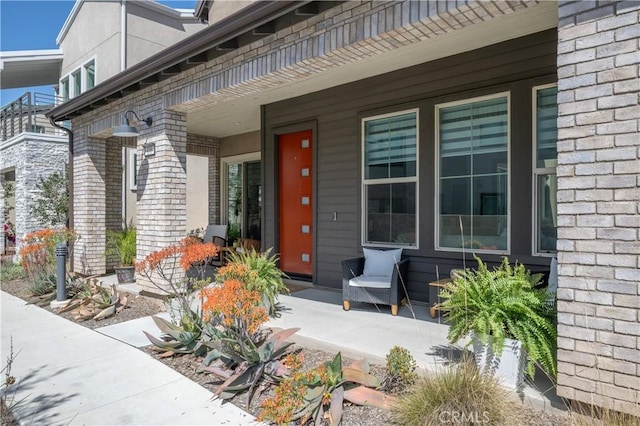 135 Bosal, Irvine, CA 92618 - doorway to property with brick siding