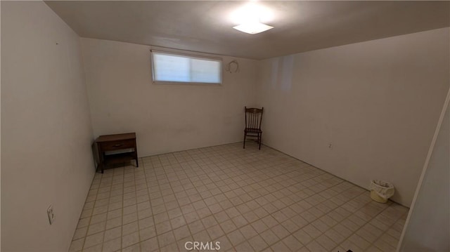 view of basement