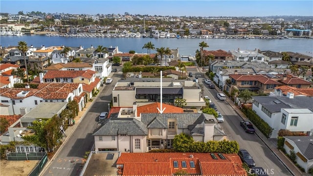 129 Via Waziers, Newport Beach, CA 92663 - aerial perspective of suburban area with a large body of water