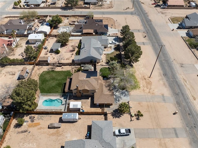 birds eye view of property featuring a residential view